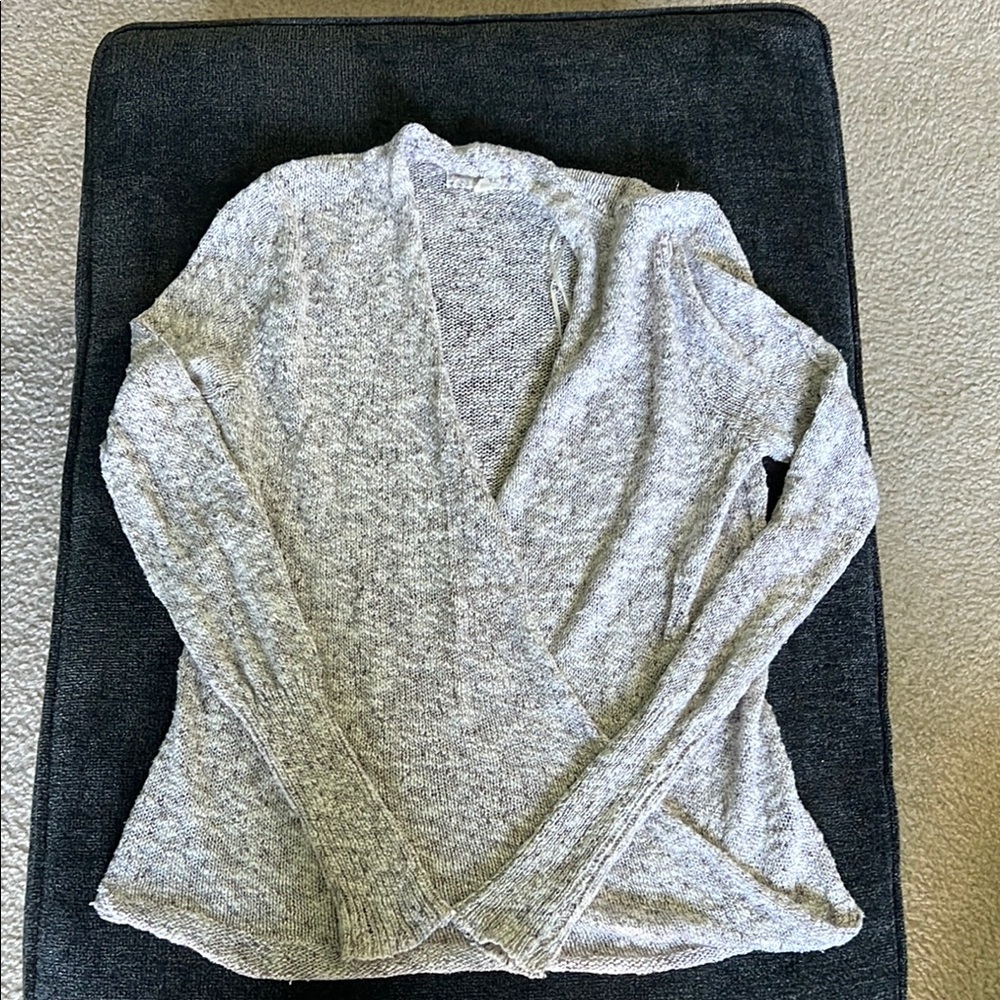 Pink Republic Gray V-Neck Sweater